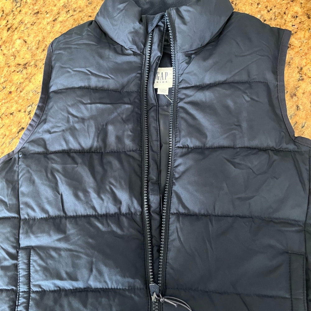GAP Kids Black Quilted Puffer Vest